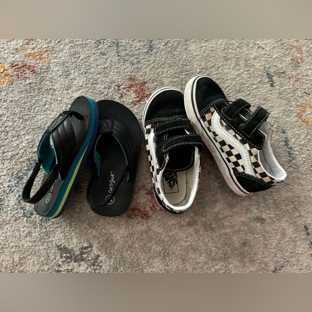Toddler Shoe Bundle Vans Cat & Jack boy girl